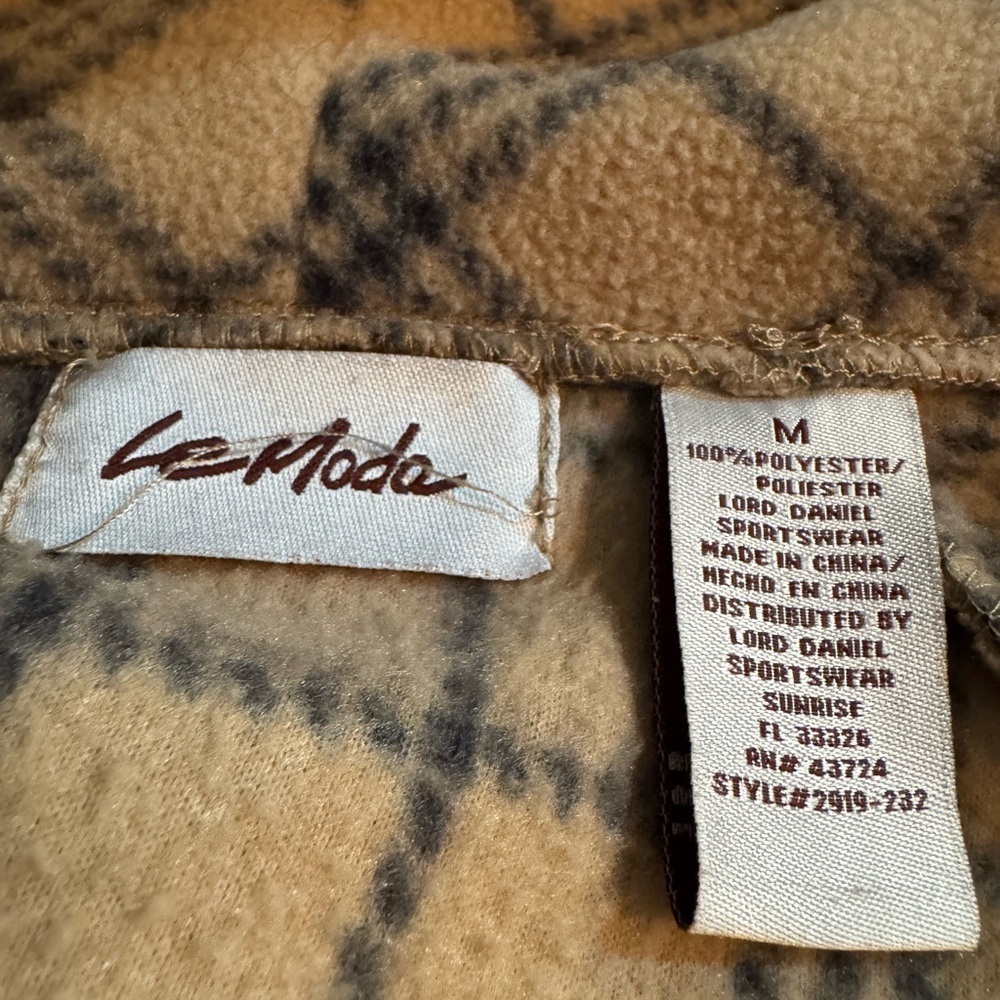 Moda Cream Wrap Style Jacket Medium Excellent Preowned condition - Picture 9 of 10